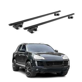 OMAC® - Black Raised Roof Rails Cross Bars