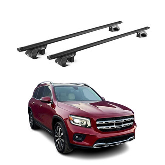OMAC® - Black Raised Roof Rails Cross Bars