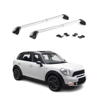 OMAC® - Gray Flush-Mounted Roof Rails Cross Bars
