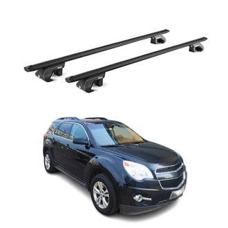 OMAC® - Black Raised Roof Rails Cross Bars