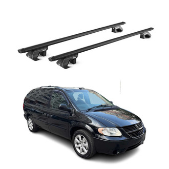 OMAC® - Black Raised Roof Rails Cross Bars