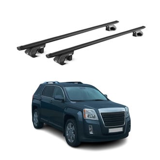 OMAC® - Black Raised Roof Rails Cross Bars