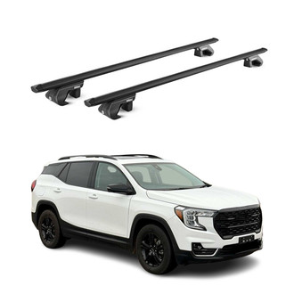 OMAC® - Black Raised Roof Rails Cross Bars