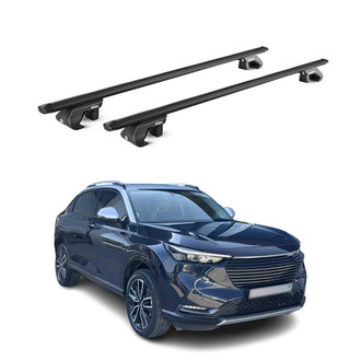 OMAC® - Black Raised Roof Rails Cross Bars