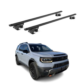 OMAC® - Black Raised Roof Rails Cross Bars