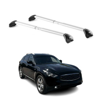 OMAC® - Gray Raised Roof Rails Cross Bars