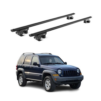 OMAC® - Black Raised Roof Rails Cross Bars