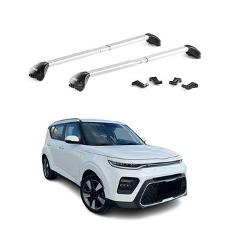 OMAC® - Silver Flush-Mounted Roof Rails Cross Bars