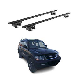 OMAC® - Black Raised Roof Rails Cross Bars