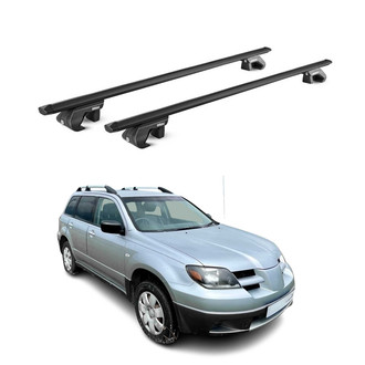 OMAC® - Black Raised Roof Rails Cross Bars