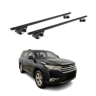 OMAC® - Black Raised Roof Rails Cross Bars