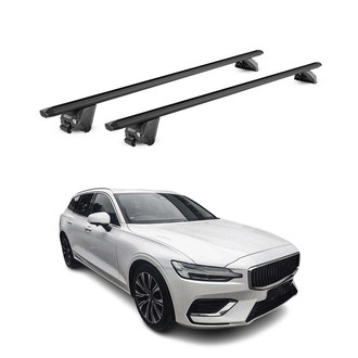 OMAC® - Black Flush-Mounted Roof Rails Cross Bars