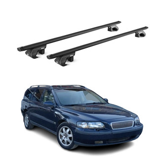 OMAC® - Black Raised Roof Rails Cross Bars
