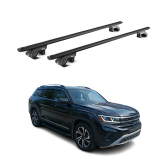 OMAC® - Black Raised Roof Rails Cross Bars