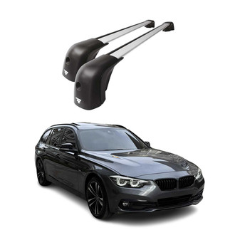 OMAC® - Gray Flush-Mounted Roof Rails Cross Bars