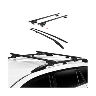 OMAC® - Black Roof Racks and Rails Set