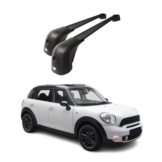 OMAC® - Black Flush-Mounted Roof Rails Cross Bars