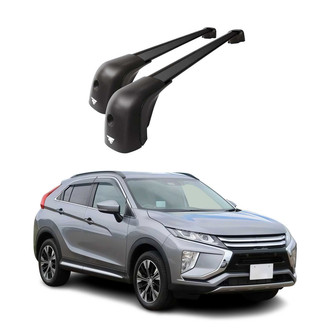 OMAC® - Black Flush-Mounted Roof Rails Cross Bars