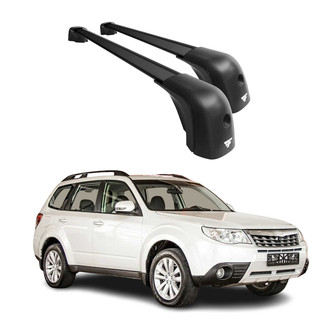 OMAC® - Black Raised Roof Rails Cross Bars