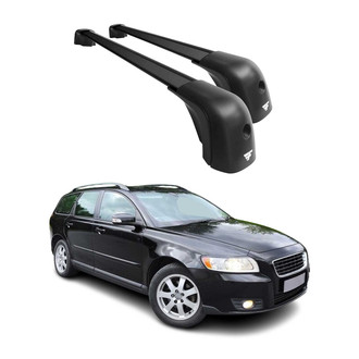 OMAC® - Black Raised Roof Rails Cross Bars