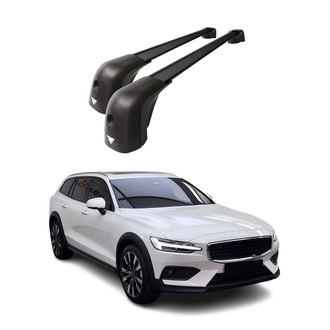 OMAC® - Black Flush-Mounted Roof Rails Cross Bars