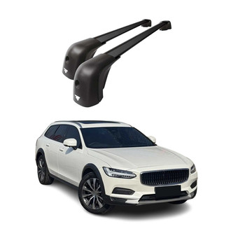 OMAC® - Black Flush-Mounted Roof Rails Cross Bars