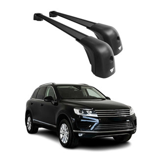 OMAC® - Black Raised Roof Rails Cross Bars