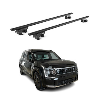 OMAC® - Black Raised Roof Rails Cross Bars