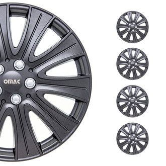 OMAC® - 16" Metal Silver Wheel Covers