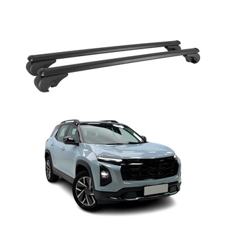 OMAC® - Black Raised Roof Rails Cross Bars