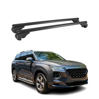 OMAC® - Black Raised Roof Rails Cross Bars