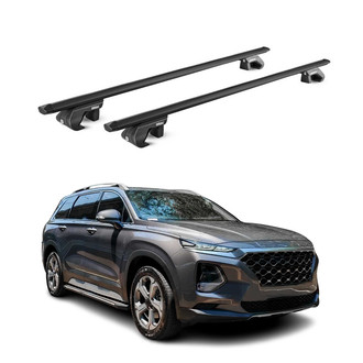 OMAC® - Black Raised Roof Rails Cross Bars