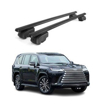OMAC® - Black Flush-Mounted Roof Rails Cross Bars