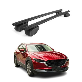 OMAC® - Black Flush-Mounted Roof Rails Cross Bars