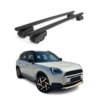 OMAC® - Black Flush-Mounted Roof Rails Cross Bars