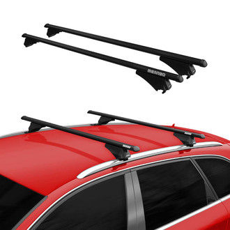 OMAC® - Black Flush-Mounted Roof Rails Cross Bars