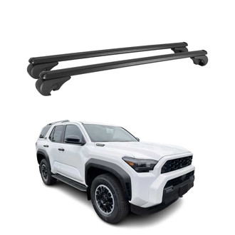 OMAC® - Black Raised Roof Rails Cross Bars