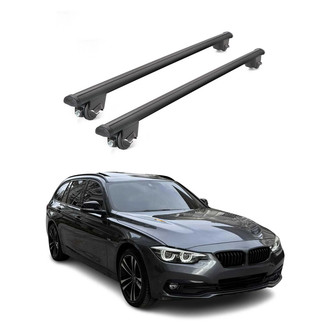 OMAC® - Black Flush-Mounted Roof Rails Cross Bars