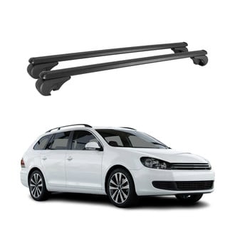 OMAC® - Black Raised Roof Rails Cross Bars