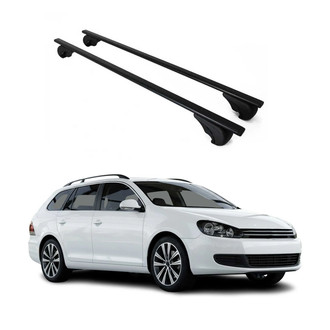 OMAC® - Black Flush-Mounted Roof Rails Cross Bars