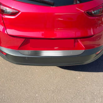 OMAC® K-4624093T - Brushed Rear Bumper Sill Cover