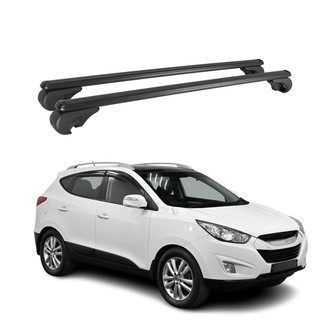 OMAC® - Black Raised Roof Rails Cross Bars