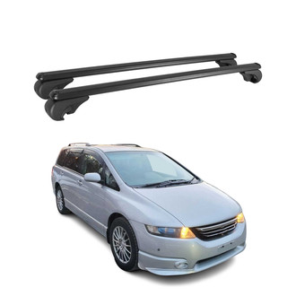 OMAC® - Black Raised Roof Rails Cross Bars