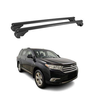 OMAC® - Black Raised Roof Rails Cross Bars