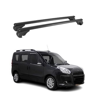 OMAC® - Black Raised Roof Rails Cross Bars