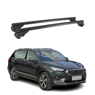 OMAC® - Black Raised Roof Rails Cross Bars