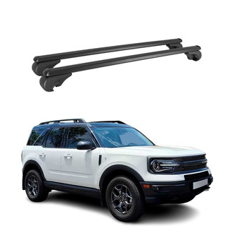 OMAC® - Black Raised Roof Rails Cross Bars