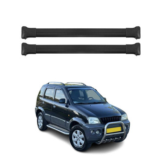 OMAC® - Black Raised Roof Rails Cross Bars