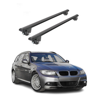 OMAC® - Black Flush-Mounted Roof Rails Cross Bars