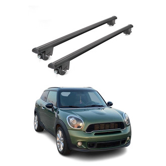 OMAC® - Black Flush-Mounted Roof Rails Cross Bars